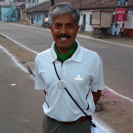 Shrikrishna Kulkarni, Mahatma Gandhi's great-grandson, lashed out at Gopalkrishna Gandhi for having offered his candidature for the post of the Vice-President of India. Shrikrishna Kulkarni