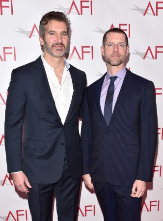 Writer/producers David Benioff (L) and D. B. Weiss attend the 17th annual AFI Awards at Four Seasons Los Angeles at Beverly Hills on January 6, 2017 in Los Angeles, California. David Benioff and D. B. Weiss