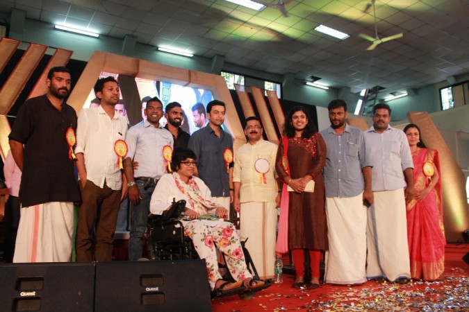 The winners of Kerala State Youth Commission's Youth Icon Awards 2017 Youth Icon award, Kerala State Youth Commission