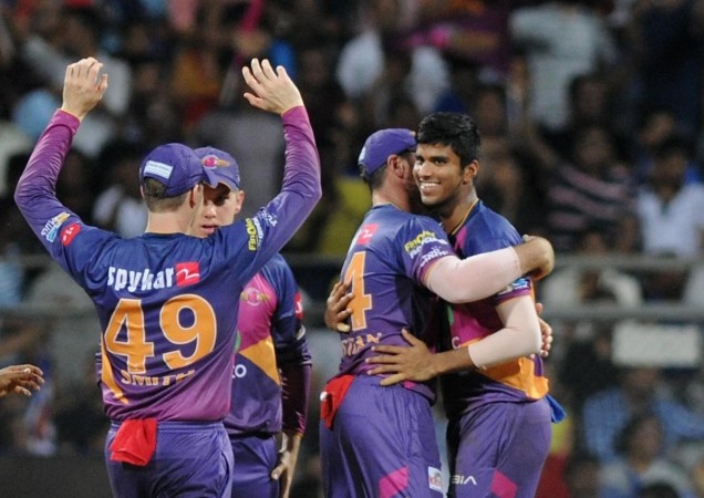 Washington Sundar (R) was Steve Smith's go-to-man in IPL 2017 Washington Sundar