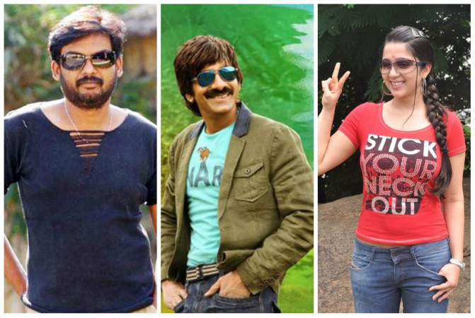 Puri Jagannadh, Ravi Teja and Charmme Kaur Puri Jagannadh, Ravi Teja, Charmme Kaur