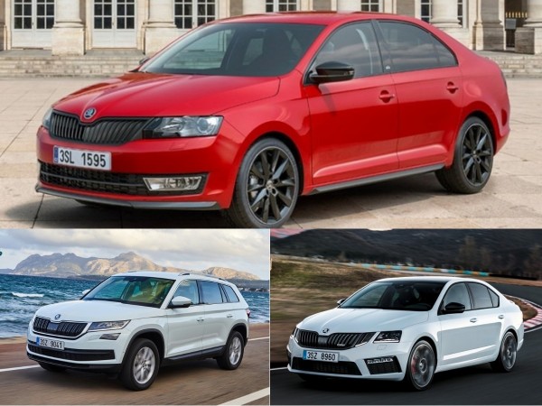 Skoda RapidX, Skoda Kodiaq, Skoda Octavia RS Skoda cars