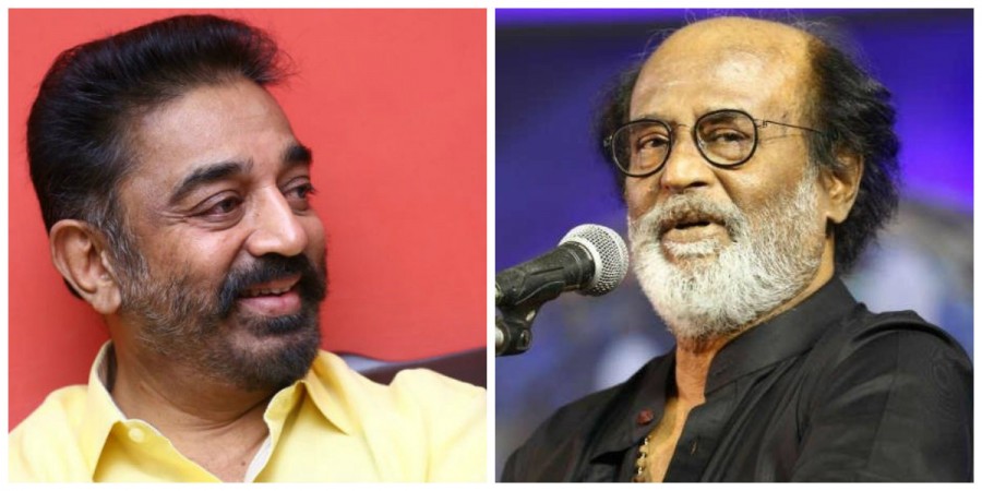 Kamal Hassan (Left) and Rajinikanth (right) Kamal Hassan (Left) and Rajinikanth (right)
