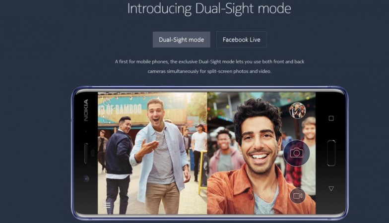 Nokia 8's Bothie feature with dual-sight mode Nokia 8, Nokia Mobile, HMD Global, launch, price, specifications, key features