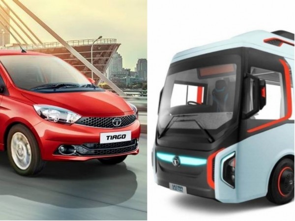 Tata Tiago and Ultra Electric bus Tata Motors electric vehicles