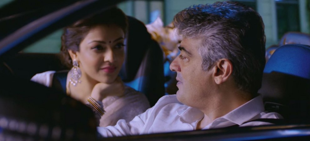 Ajith and Kajal Aggarwal in Vivegam. Ajith's Vivegam Trailer