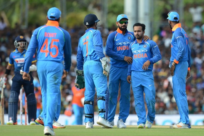 Virat Kohli and Kedar Jadhav. India vs Sri Lanka, Kedar Jadhav, Virat Kohli