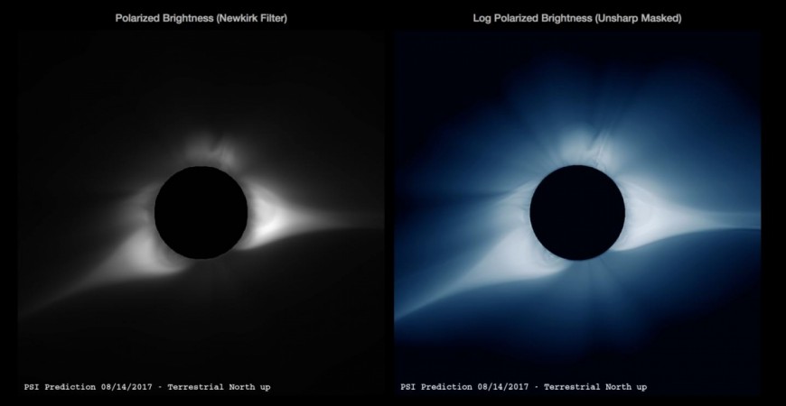Total solar eclipse prediction. Total solar eclipse