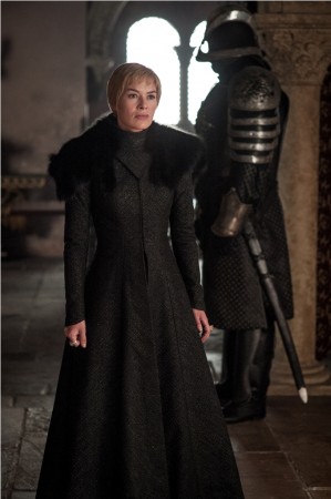 Lena Headey and Gregor Clegane (The Mountain) in a still from Ep 7 'The Dragon and the Wolf' Game of Thrones season 7 finale