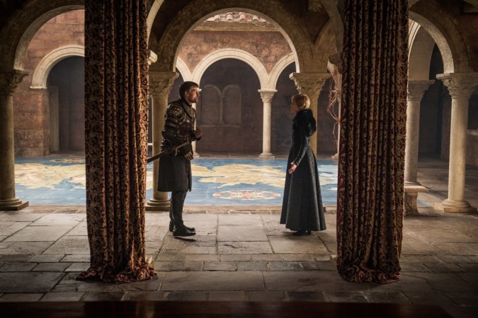 Nikolaj Coster-Waldau and Lena Headey in a still from Ep 7 'The Dragon and the Wolf' Game of Thrones season 7 finale