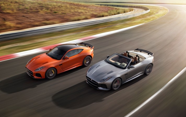Jaguar F-Type SVR coupe and convertible Jaguar F-Type SVR