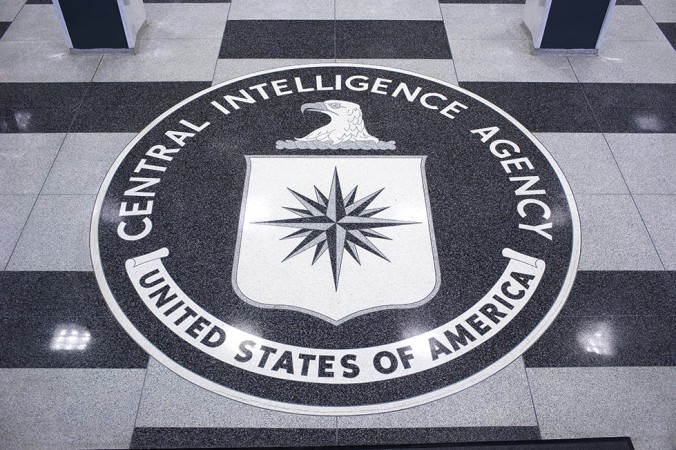 In picture: CIA seal. CIA seal