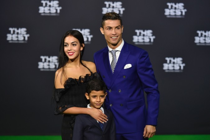 Cristiano with Georgina and son Cristianinho cristiano ronaldo, georgina rodriguez
