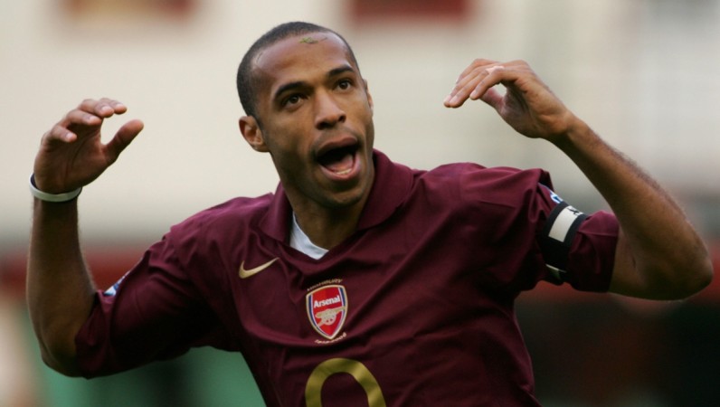Thierry Henry while playing for Arsenal thierry henry