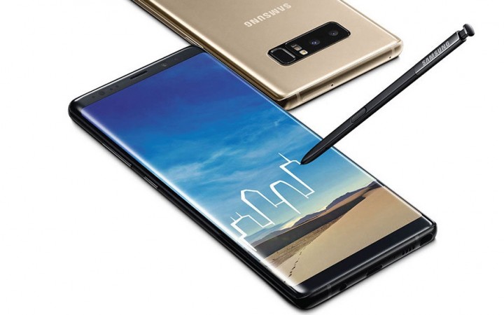 Samsung Galaxy Note 8 as seen on its website Samsung Galaxy Note 8 as seen on its website