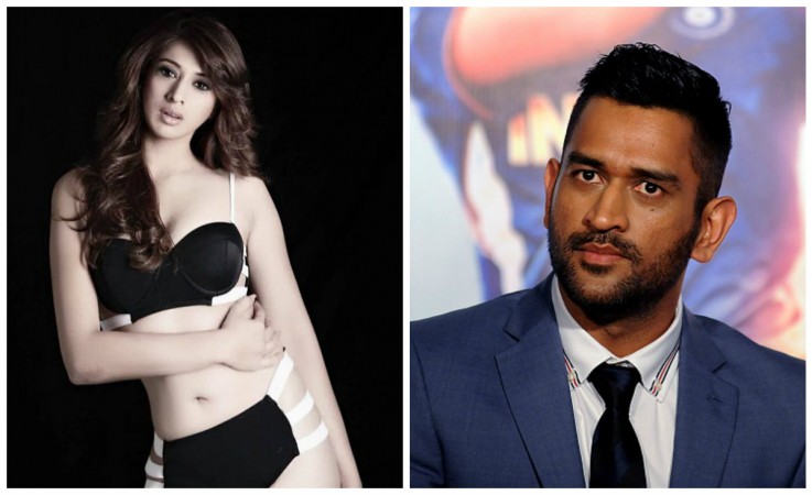 Raai Laxmi and Mahendra Singh Dhoni Raai Laxmi and Mahendra Singh Dhoni
