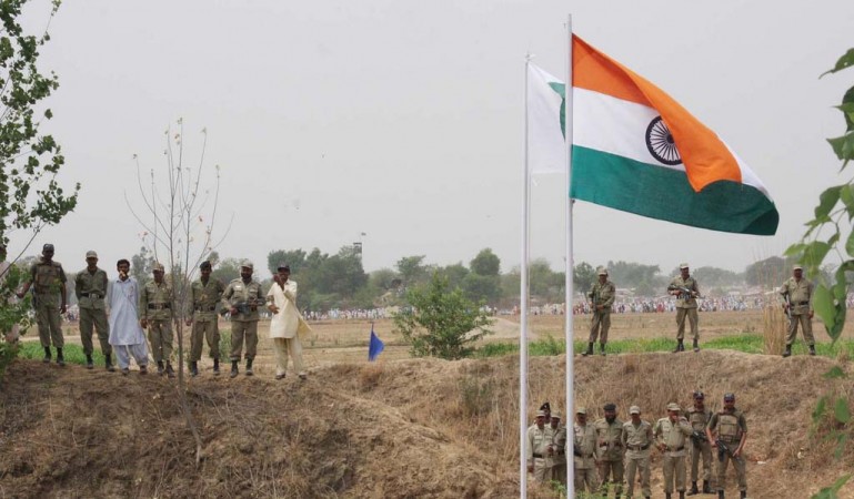 Indo-Pak border in Jammu Indo-Pak border