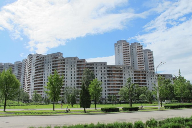 Apartment building in Pyongyang Pyongyang