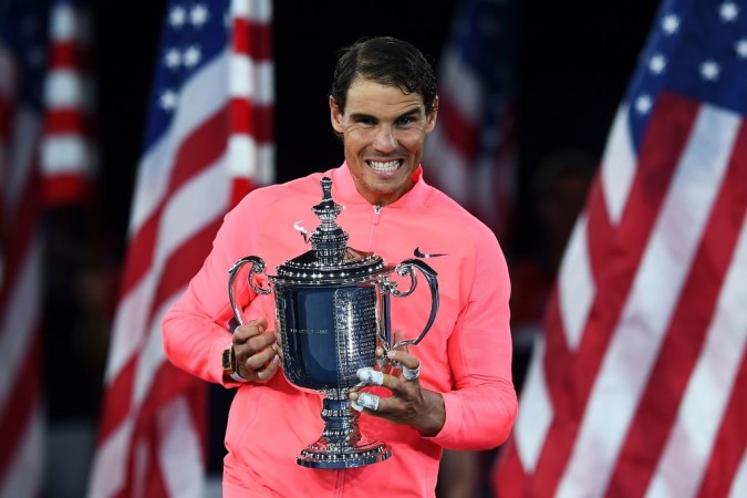Rafael Nadal won the US Open title in 2017 Rafael Nadal