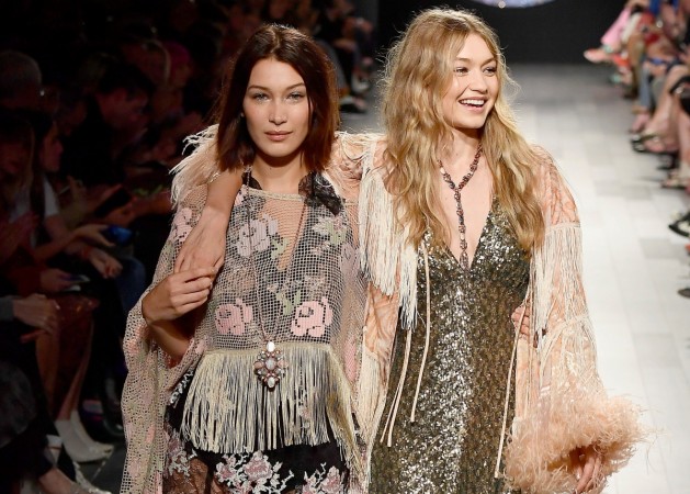 Gigi and Bella Hadid walked the ramp for Anna Sui at the New York Fashion Week Gigi and Bella Hadid