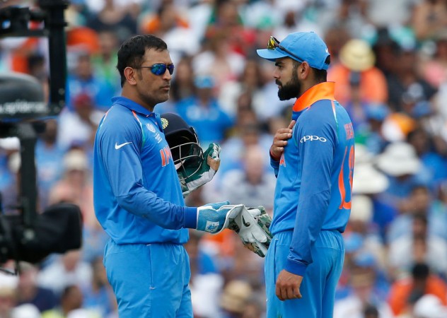 Dhoni has been spotted helping out Kohli with decision-making on the field MS DHoni