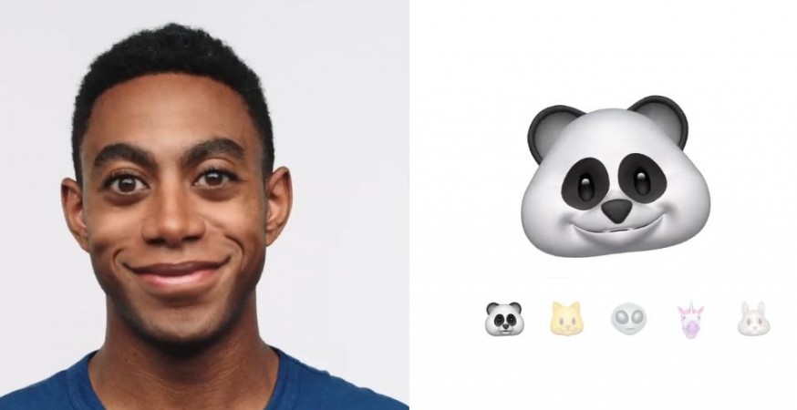 iPhone X Animoji feature. iPhone X Animoji
