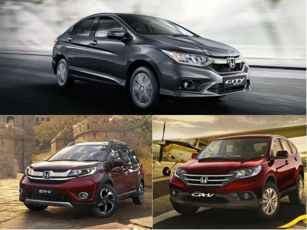 Honda City, CR-V and BR-V Honda Cars