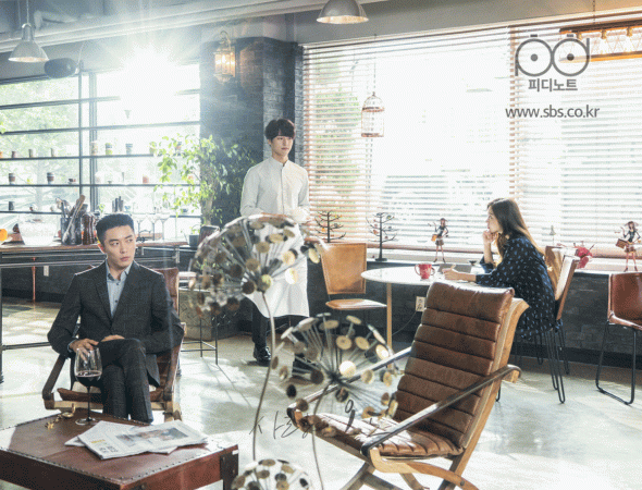 A behind-the-scene image of SBS romantic comedy drama Temperature Of Love. Temperature Of Love
