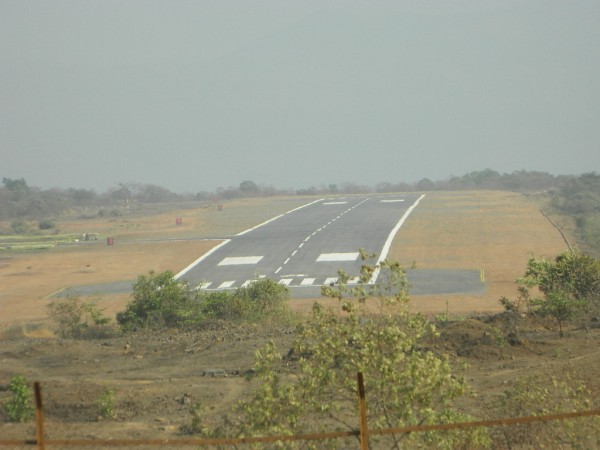 A view of the Aamby Valley air-strip. Aamby Valley airstrip