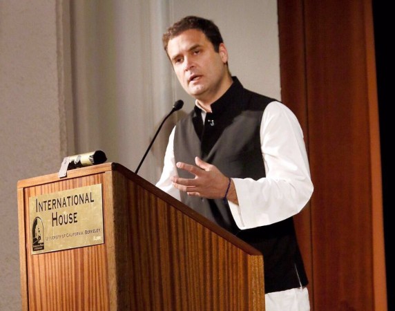 Rahul Gandhi at the University of California Berkeley Rahul Gandhi