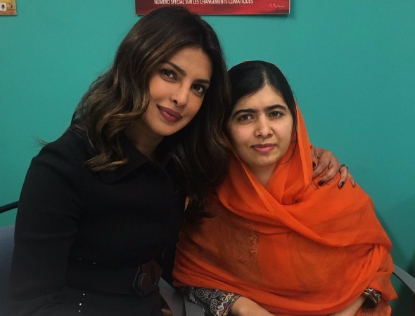 Priyanka Chopra and Malala Yousafzai Priyanka Chopra and Malala Yousafzai