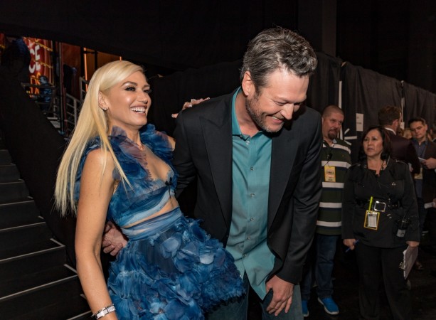 Gwen Stefani and Blake Shelton at the People's Choice Awards, 2017. Gwen Stefani and Blake Shelton