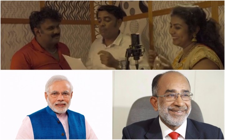Listen to the parody song of Jimikki Kammal JImikki Kammal, Narendra Modi, Alphons Kannanthanam