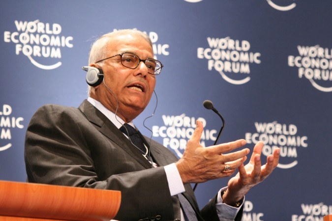 Yashwant Sinha at World Economic Forum, 2008. Yashwant Sinha