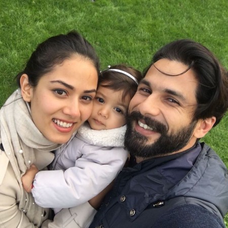 Mira Rajput, Misha Kapoor and Shahid Kapoor Shahid Mira Misha