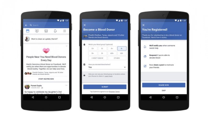Life saving Blood Donation feature goes live on Facebook in India; here's how to get started Facebook, Blood Donation, feature