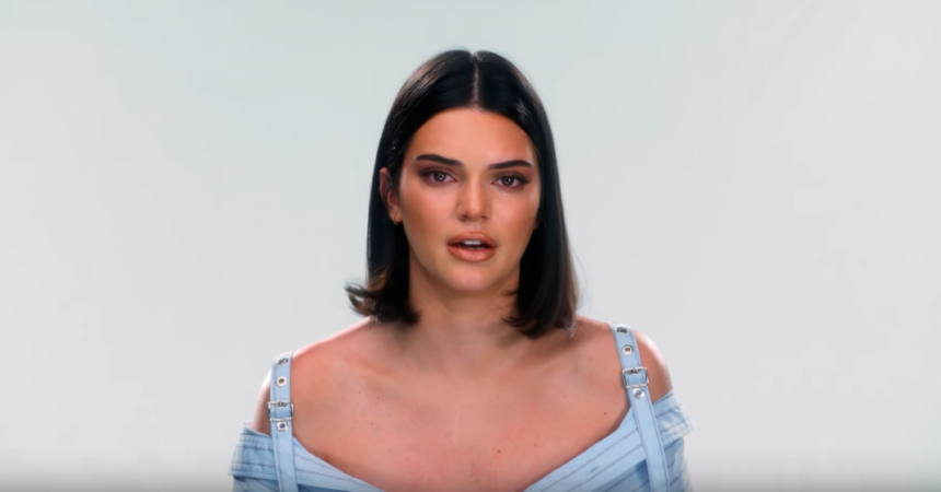 Kendall Jenner breaking down on the episode. kendall jenner