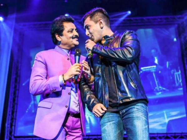 Udit Narayan and Aditya Narayan Udit Narayan and Aditya Narayan