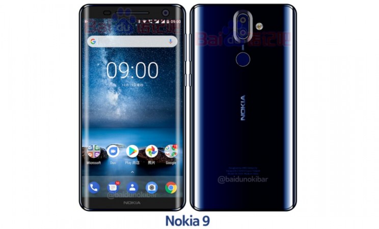 Nokia 9 Polished Blue variant as seen on Baidu Nokia 9 Polished Blue variant as seen on Baidu