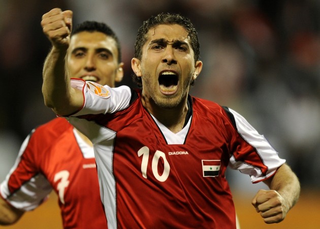File photo of veteran striker Firas Al Khatib Firas Al Khatib