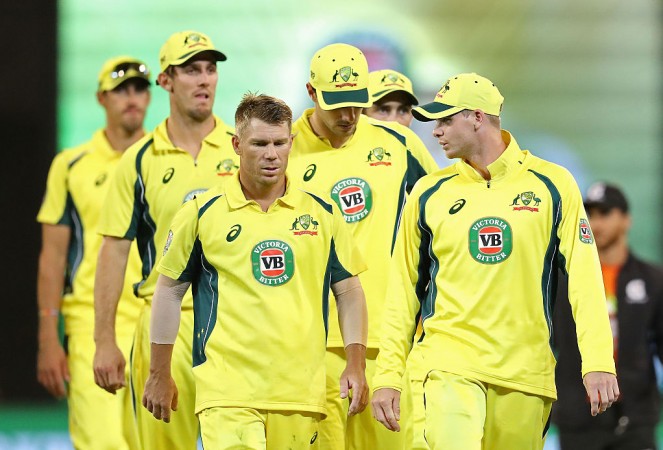 File photo of Warner and Smith in Australian colours David Warner and Steve Smith