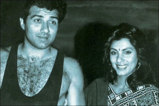 Sunny Deol and Dimple Kapadia Sunny Deol and Dimple Kapadia