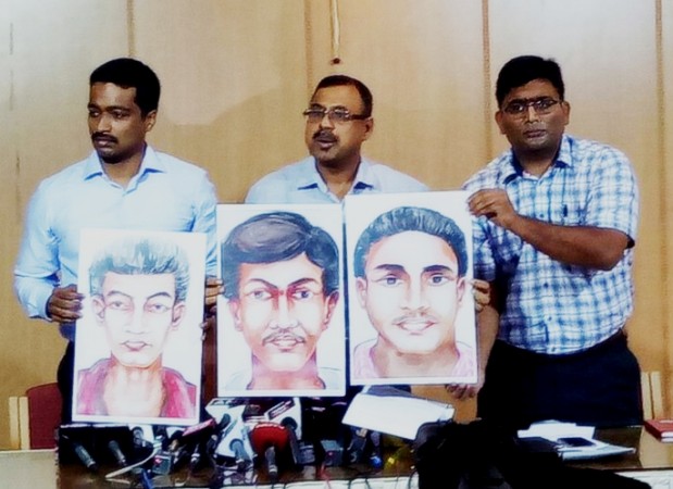 In picture: The Special Investigation Team probing the Gauri Lankesh murder case came out with sketches of three suspects on Saturday, October 13, 2017. Gauri Lankesh murder