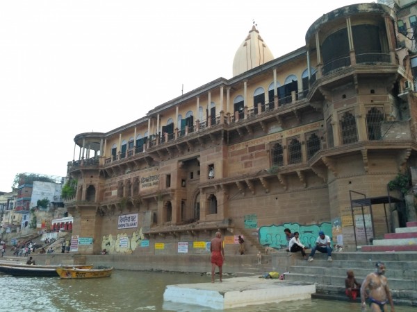 In picture: A temple ghat at Varanasi. Varanasi