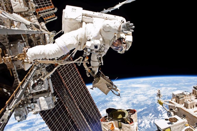 In picture: A NASA astronaut out on a spacewalk. Spacewalk