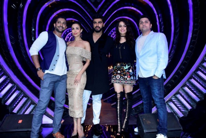 Terence Lewis, Malaika Arora Khan, Arjun Kapoor, Shraddha Kapoor and Mohit Suri At Nach Baliye season 8. Malaika Arjun Kapoor
