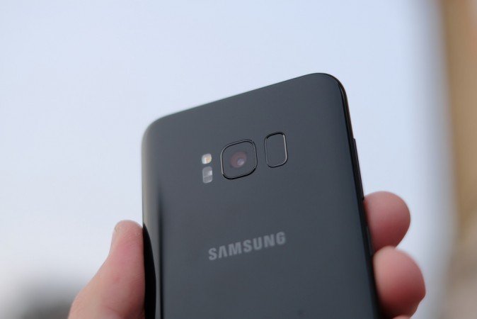 Galaxy S8's rear fingerprint reader. Samsung Galaxy S8
