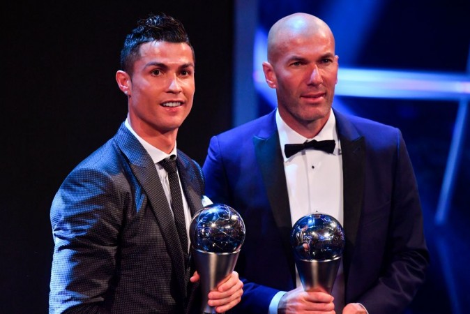 Ronaldo and Zidane won the Best Player and Manager Awards on Monday Cristiano Ronaldo and Zinedine Zidane