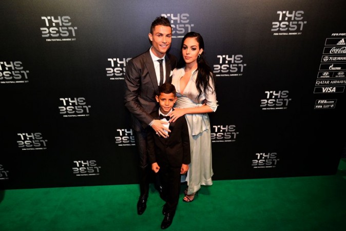 A family affair at The Best FIFA Football Awards ceremony in London. Cristiano Ronaldo, Georgina Rodriguez