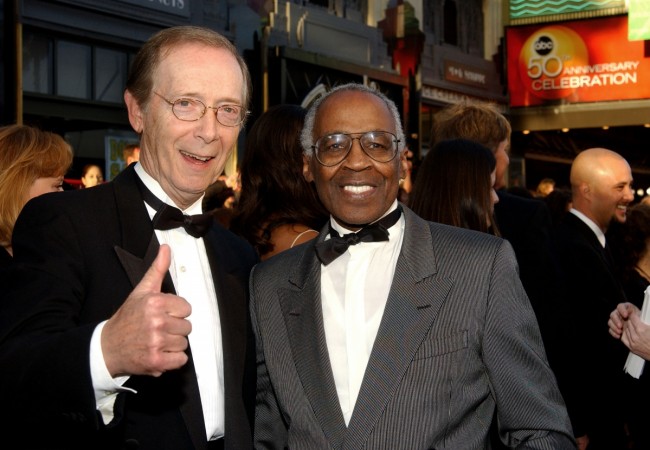 Robert Guillaume (R) with Bernie Kopell (L). robert